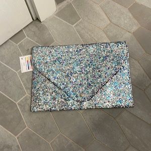 New With Tag Glitter Clutch